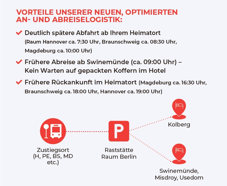 Neue Abfahrtlogistik ab dem 140326